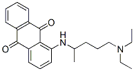 69658-02-2 9,10-Anthracenedione, 1-((4-(diethylamino)-1-methylbutyl)amino)-