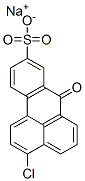 3-Chloro-7-oxo-7H-benz(de)anthracene-9-sulfonic acid sodium salt Structure