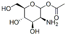 D-Mannopyranose, 2-amino-2-deoxy-, 1-acetate (9CI) 化学構造式