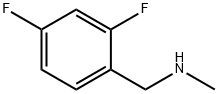 Benzenemethanamine, 2,4-difluoro-N-methyl- (9CI),696589-32-9,结构式