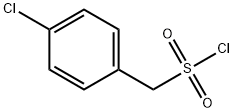 (4-クロロフェニル)メタンスルホニルクロリド 化学構造式