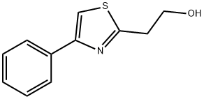 2-(4-フェニル-1,3-チアゾール-2-イル)エタノール 化学構造式