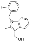 1-[(2-FLUOROPHENYL)METHYL]-2-METHYL-1H-INDOLE-3-METHANOL Struktur