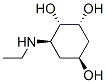 1,2,4-Cyclohexanetriol,6-(ethylamino)-,(1S,2R,4S,6R)-(9CI) 化学構造式