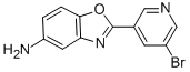 2-(5-BROMO-PYRIDIN-3-YL)-BENZOOXAZOL-5-YLAMINE 结构式