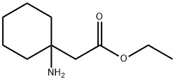 (1-アミノシクロヘキシル)酢酸エチル 化学構造式