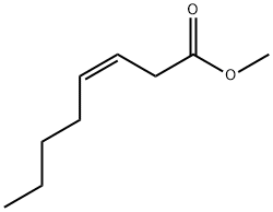 (Z)-3-Octenoic acid methyl ester Structure