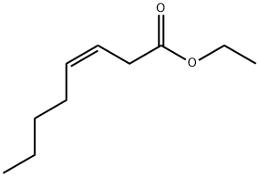 (Z)-3-オクテン酸エチル 化学構造式