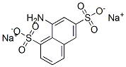 8-氨基萘-1,6-二磺酸钠 结构式