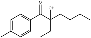 2-ethyl-2-hydroxy-4'-methylhexanophenone 结构式