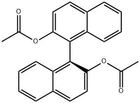 (S)-(+)-1,1'-Bi(2-naphthyl diacetate) Struktur