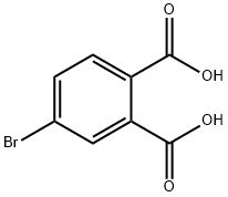 4-ブロモフタル酸 化学構造式