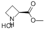 (S)-2-アゼチジンカルボン酸メチル塩酸塩 化学構造式
