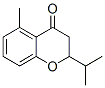 2,3-Dihydro-5-methyl-2-isopropyl-4H-1-benzopyran-4-one Structure