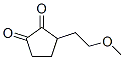 3-(2-Methoxyethyl)cyclopentane-1,2-dione Structure