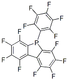 5H-Dibenzophosphole, 1,2,3,4,6,7,8,9-octafluoro-5-(pentafluorophenyl)- Structure
