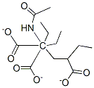 1,1,3-triethyl 1-acetamidopropane-1,1,3-tricarboxylate 结构式
