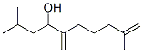 2,9-ジメチル-5-メチレン-9-デセン-4-オール 化学構造式