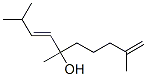 (3E)-2,5,9-トリメチル-3,9-デカジエン-5-オール 化学構造式