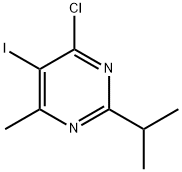 4-CHLORO-5-IODO-2-ISOPROPYL-6-METHYL-PYRIMIDINE 结构式