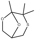 4,4,5-Trimethyl-6,8-dioxa-3-thiabicyclo[3.2.1]octane Structure