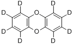 二苯并对二恶英-D8, 69699-83-8, 结构式