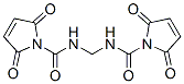 N,N'-Methylenebis[2,5-dihydro-2,5-dioxo-1H-pyrrole-1-carboxamide] Struktur