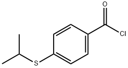 Benzoyl chloride, 4-[(1-methylethyl)thio]- (9CI) Structure
