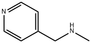 N-甲基-N-(4-吡啶甲基)胺, 6971-44-4, 结构式