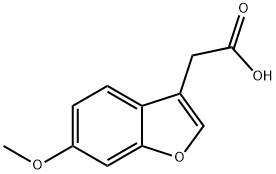 2-(6-METHOXY-1-BENZOFURAN-3-YL)ACETIC ACID Structure