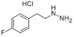 [2-(4-FLUORO-PHENYL)-ETHYL]-HYDRAZINE HYDROCHLORIDE Structure