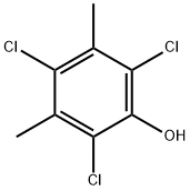 2,4,6-トリクロロ-3,5-ジメチルフェノール 化学構造式