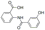 2-[(3-羟基苯甲酰基)氨基]苯甲酸 结构式