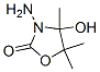 2-Oxazolidinone, 3-amino-4-hydroxy-4,5,5-trimethyl- (9CI) Structure