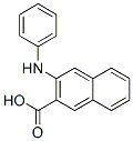 3-anilinonaphthalene-2-carboxylic acid Struktur