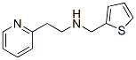 2-pyridin-2-yl-N-(thiophen-2-ylmethyl)ethanamine Struktur