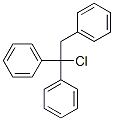 (1-chloro-1,2-diphenyl-ethyl)benzene Struktur