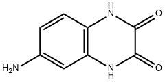 2,3-Quinoxalinedione,6-amino-1,4-dihydro-(9CI) Structure