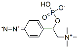 4-diazophenylphosphocholine 化学構造式