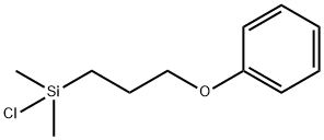3-苯氧基丙基二甲基氯化硅烷, 69733-73-9, 结构式