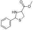 2-PHENYLTHIAZOLIDINE-4-CARBOXYLIC ACID METHYL ESTER Structure