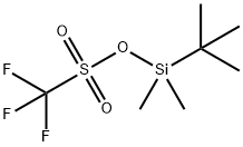Trifluoromethanesulfonic acid tert-butyldimethylsilyl ester Struktur
