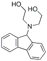 2-(9H-fluoren-9-yl-(2-hydroxyethyl)amino)ethanol Struktur