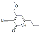 4-(methoxymethyl)-2-oxo-6-propyl-1H-pyridine-3-carbonitrile Struktur