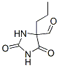 2,5-dioxo-4-propyl-imidazolidine-4-carbaldehyde Struktur