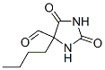 4-butyl-2,5-dioxo-imidazolidine-4-carbaldehyde Struktur