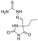[(2,5-dioxo-4-propyl-imidazolidin-4-yl)methylideneamino]thiourea 化学構造式