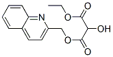 ethyl quinolin-2-ylmethyl 2-hydroxypropanedioate Struktur