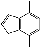 4,7-ジメチル-1H-インデン 化学構造式