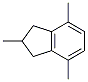 2,4,7-trimethyl-2,3-dihydro-1H-indene 化学構造式